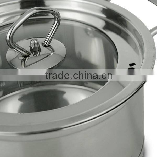 New premium product stainless steel cookware set