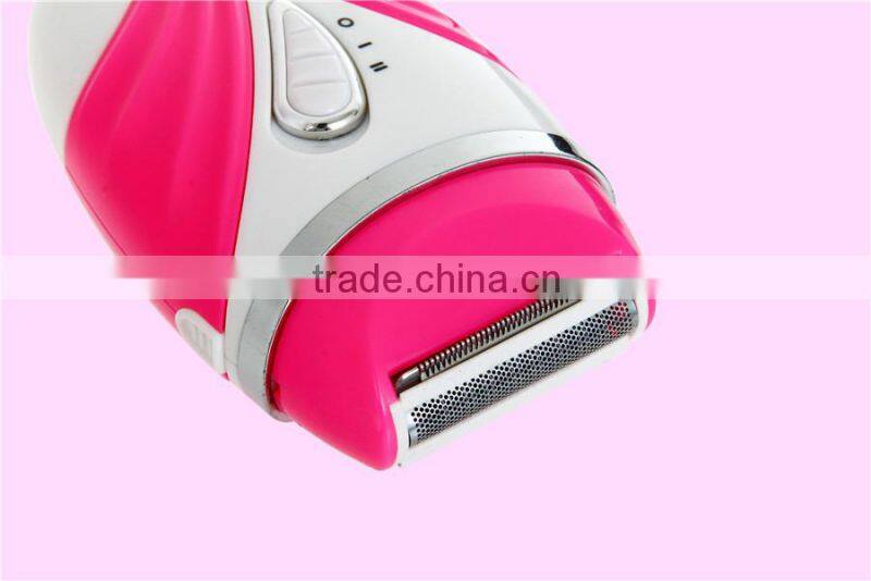 Wholesale rechargeable soft dordless epilator for female