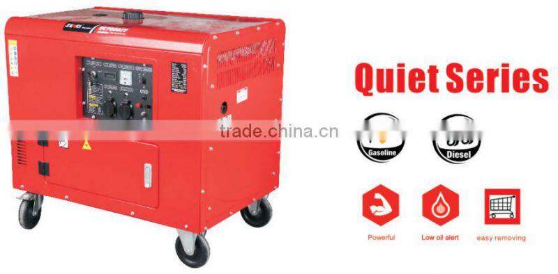 5.5kw 220V CE certificate super silent diesel generator