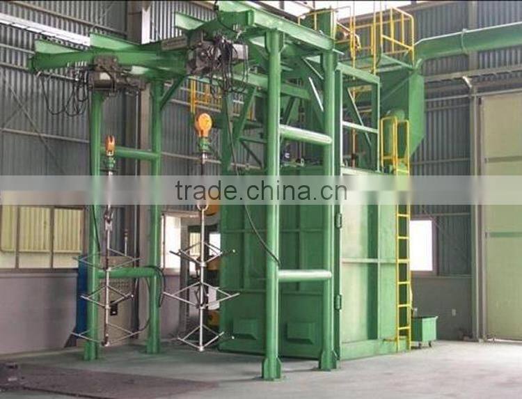 Q376 Lifting hook type shot blasting machine