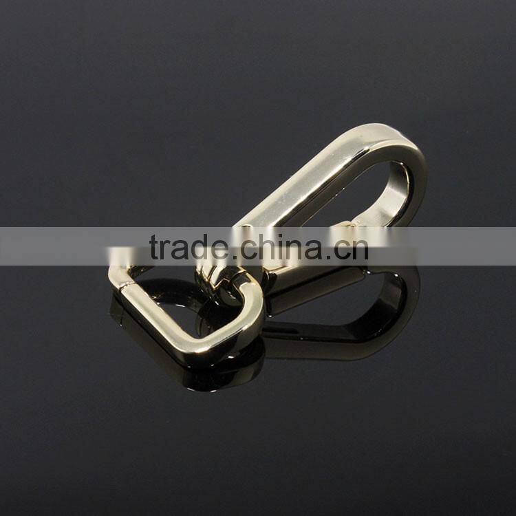 Brightness silver swivel snap hook dog hook for bag parts fashion metal
