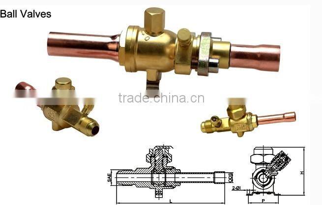 JJWY-004 Refrigeration service copper refrigerator charging valve