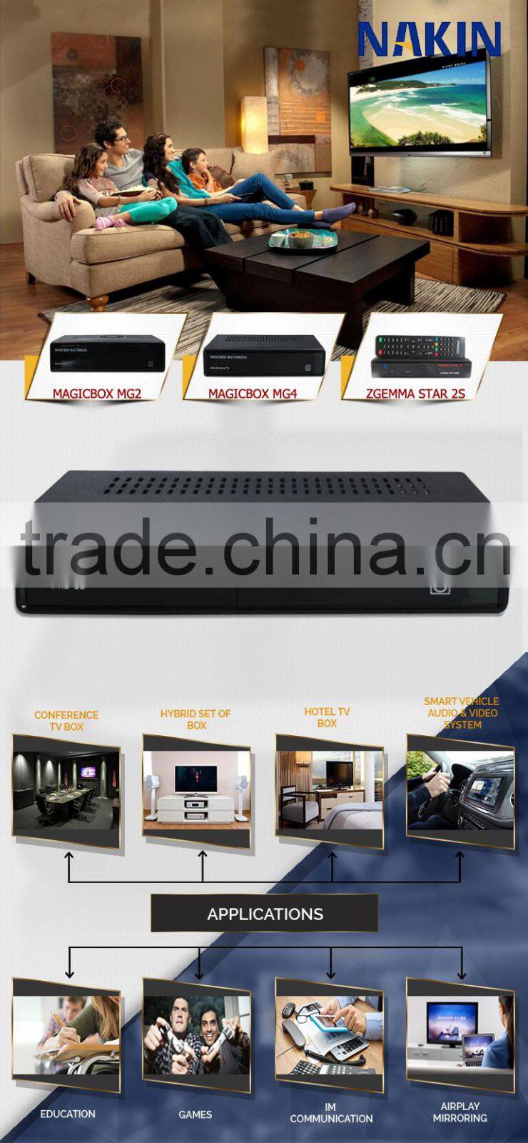 Linux Enigma2 DVB-S2 Satellite TV Receiver MAGICBOX MG