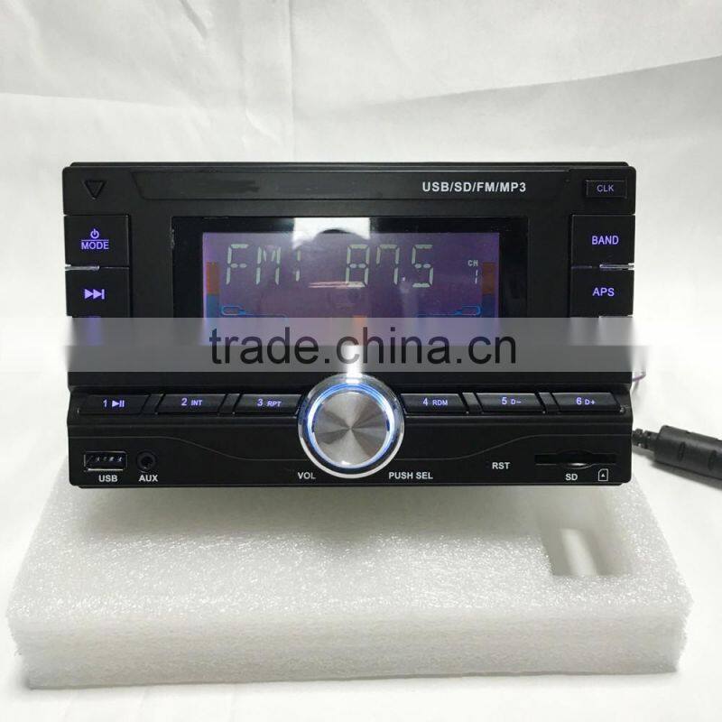 universal 2din double din car stereo cassette audio mp3 music player with bluetooth usb,sd,aux-in