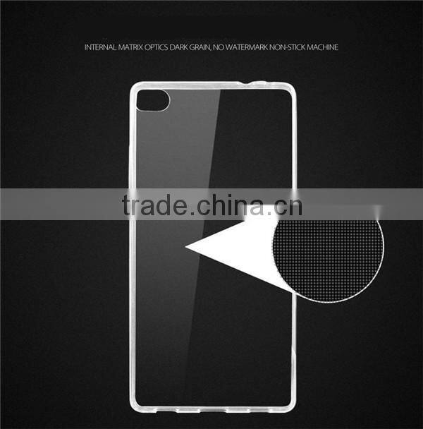 for Huawei P8 Case TPU Transparent Clear Back Cover Case for Huawei Ascend P8 Cell Phone Bags case