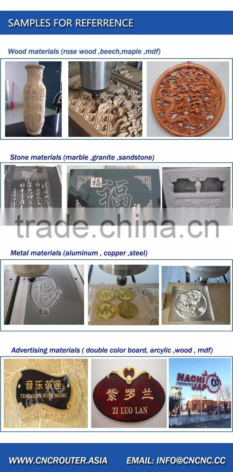 Stone Carving Machine Engraving Machine CNC Router For Stone 1300*2500mm With Z Height 600mm Desktop Computer Control ZK-1325
