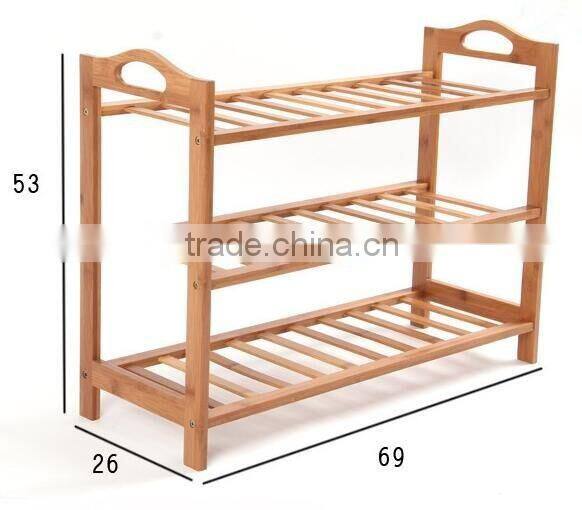 Brief Bamboo shoes rack