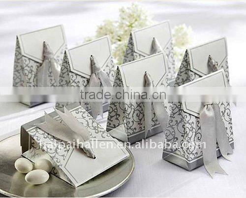 Pink-Plaid Purse Favor box as candy box