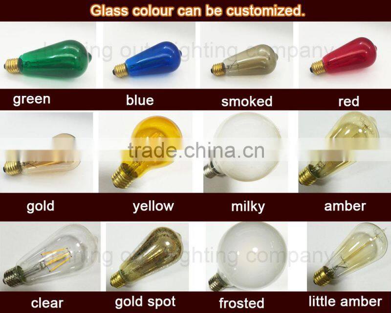 15/17/19ak squirrel cage edison bulb B22 base ST64 25W/40W edison bulb lamp