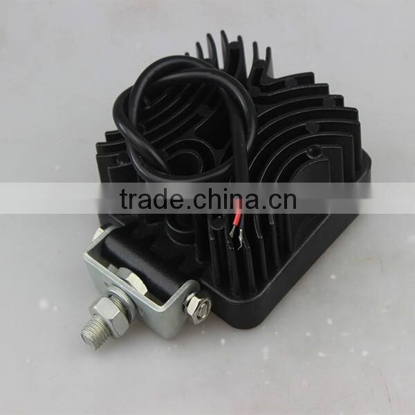 Excavator spare parts 9 LED Bulbs 27 Watts 12V 24V square front lamp