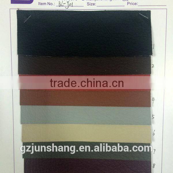Embossed PVC rexine car seat leather fabric same with real leather design