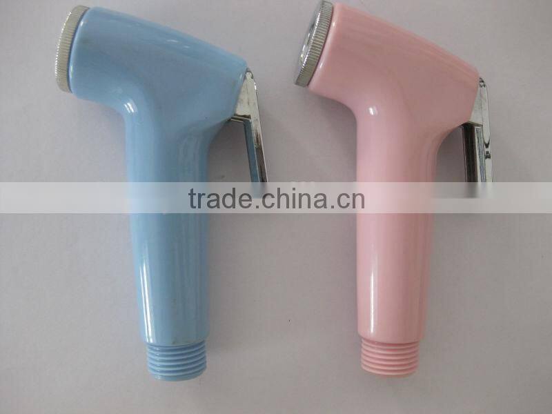 Brass T-adapter+ Hand held Bidet Toilet Shattaf Kit Sprayer &Wall Bracket+ hose GY-07