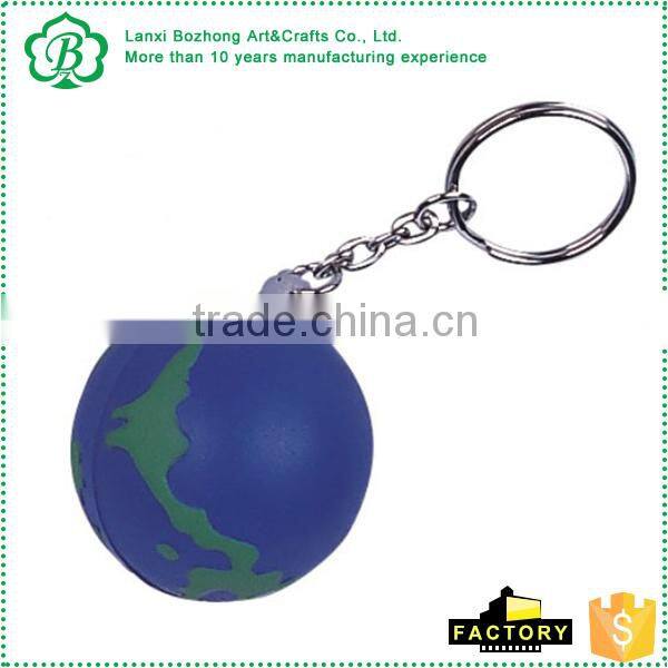 Earthball Key Chain Stress Reliever, Earthball PU Stress Ball, Earthball PU Toy