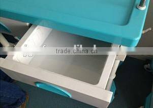 Different color ABS medical treatment trolley,Emergency Medical Trolley