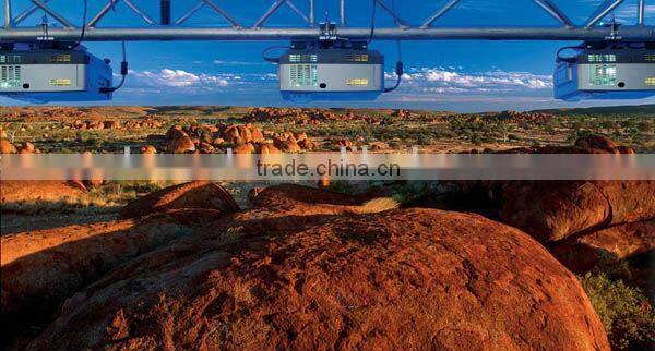 Projection Screen Edge Blending Chariot Tech Software System used in cinema