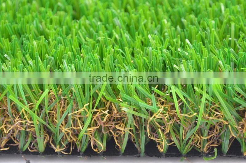 Good upright landscaping synthetic grass with stem shape