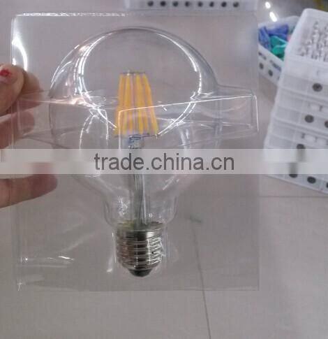 led fliament bulb g95 8w e27 warm white