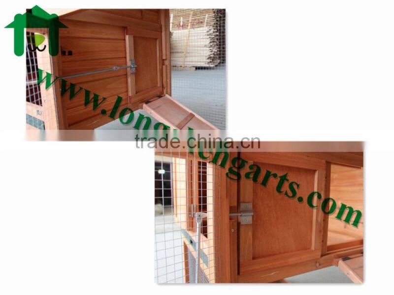 Wooden chicken coop hen house
