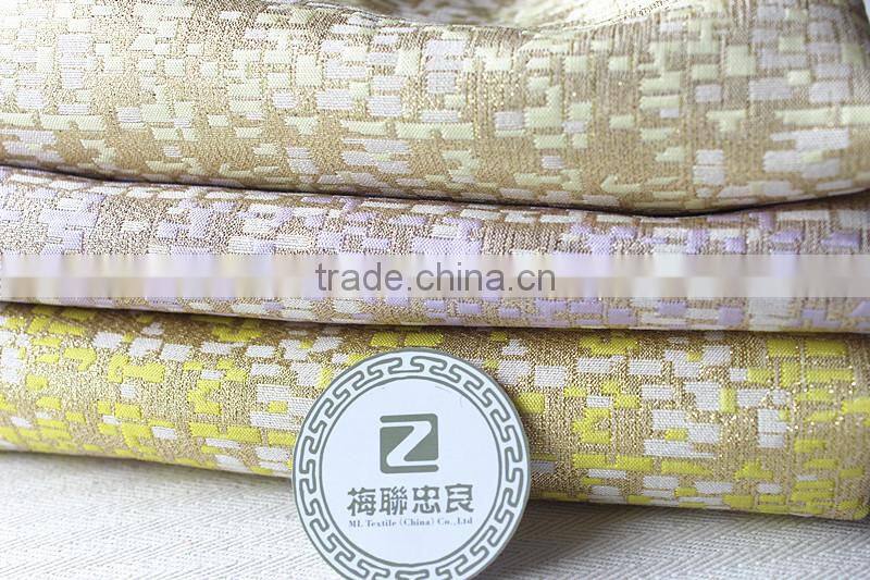 Jacket fabric for women's fashion style ladies office wear suit shiny fabric for evening dress