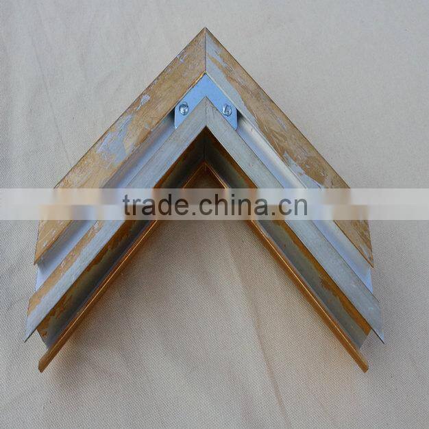 Wholesale wooden heart-shaped photo flat wooden bed frame door frame seal with cardboard