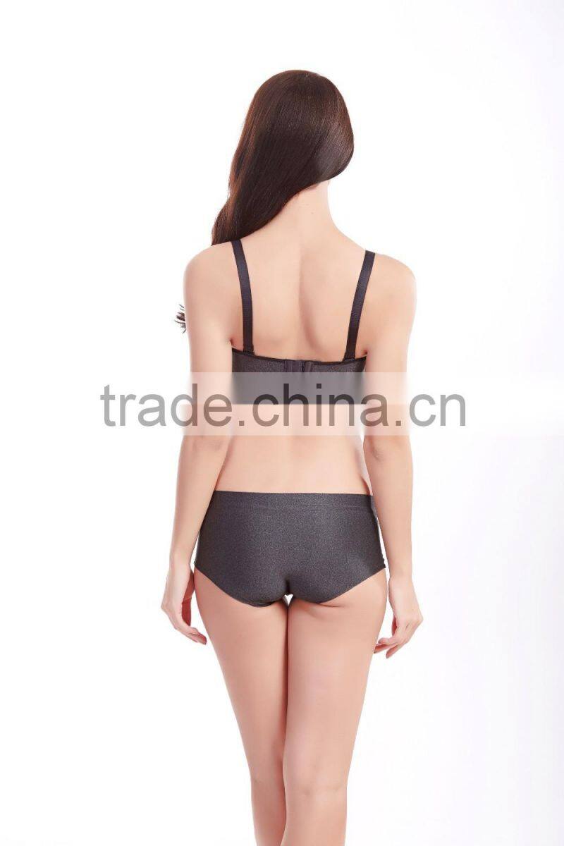 New Design one piece seamless sexy fancy bra and panty set underwear