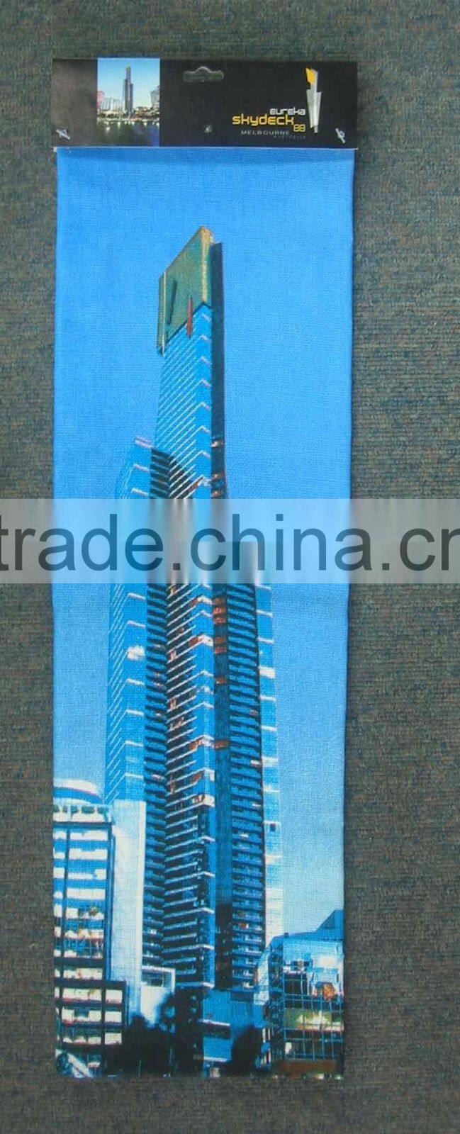Custom 3d paper cards rectangle tea towl paper header card