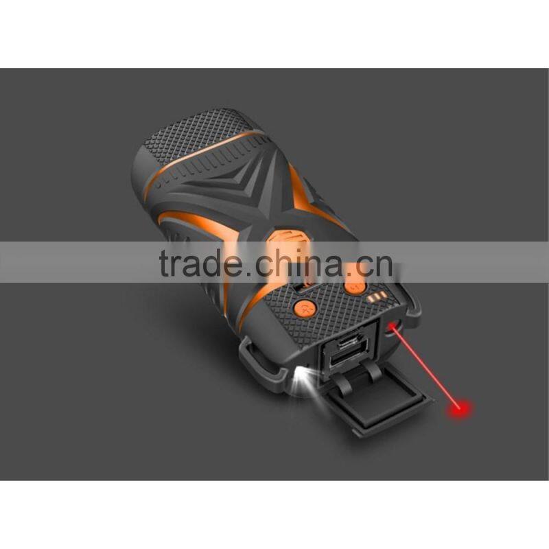 Cager WP11 5600mAh Waterproof Dustproof Drop-resistant Power Bank Built-in Laser Pointer & SOS Signal Light