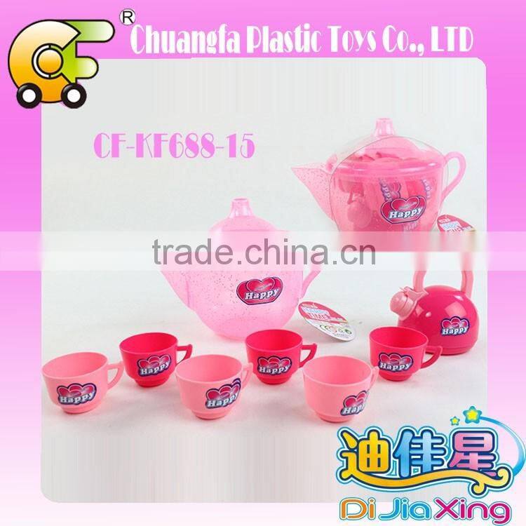 Hot item play pretend toy utensils tea set toy for kids