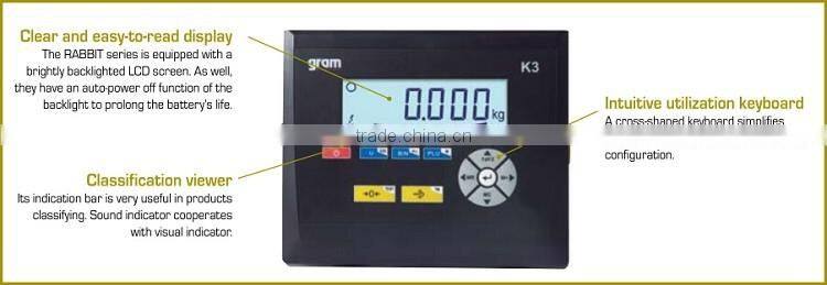 RABBIT-600 LCD 20 Digital Tares Memory Weighing Scales