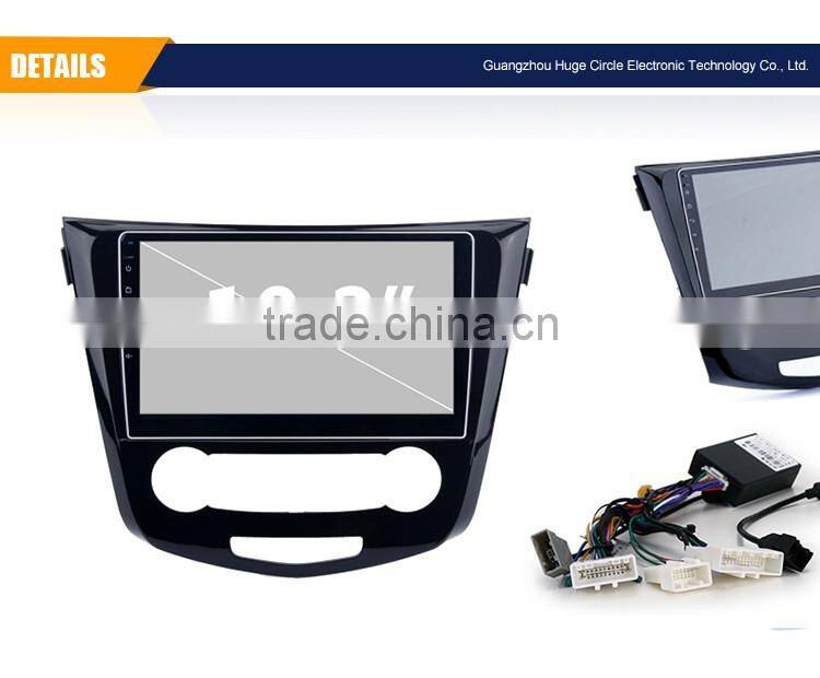 Cheap 10.2 Inch Black screen dvd player with gps for car Nissan Qashqai 2014 2015