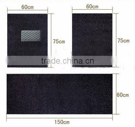 DIY car carpet PVC wire drawing car pad suits car decoration mats