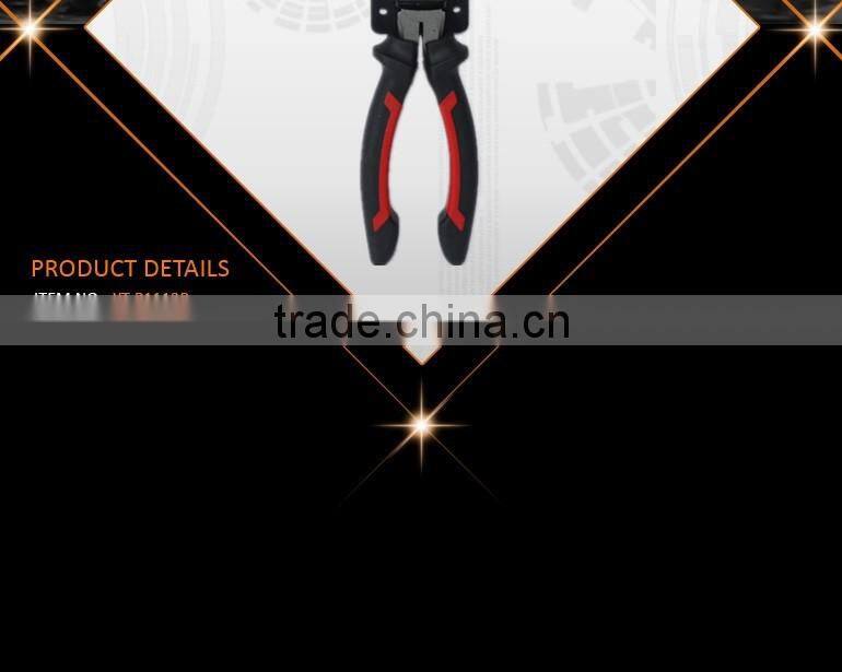 7" Hand Tool Function PVC Plastic Handle Long Nose Plier