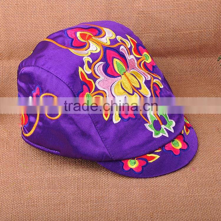 Chinese style Lady/Women hat embroidery hat