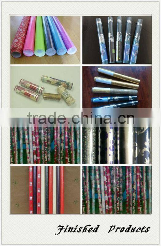 new design thermal Wall Paper roll wrapping machine