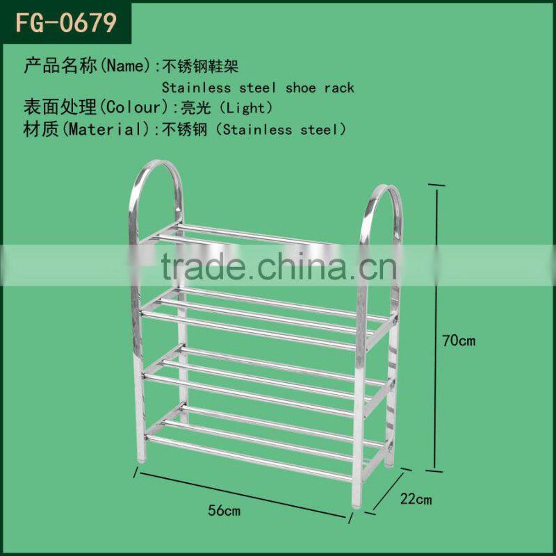 Display clothes metal hanging shelf
