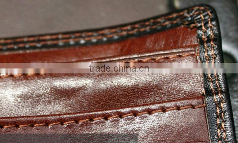 men's brown leather wallets high grade cowhide leather wallets for men