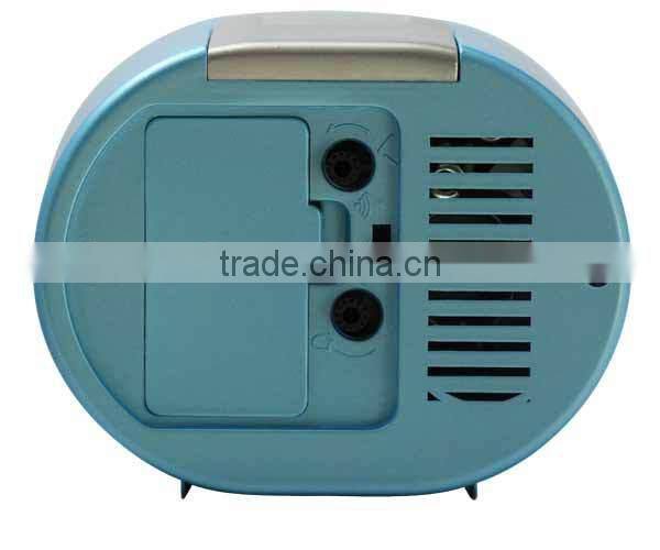 Ellipse Shape Luminous Dial Alarm Clock / Hot Sale Melody wake up Alarm Clock