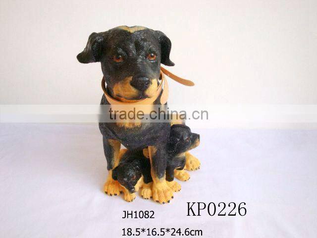 2013 new polyresin dog statue/ polyresin siting dog