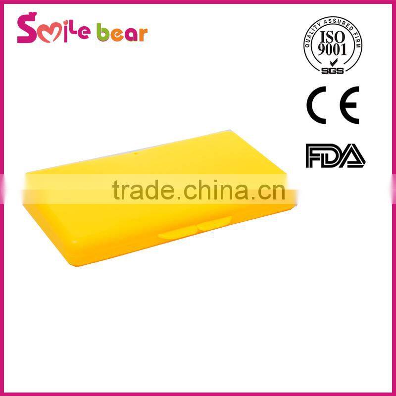 New design colorful plastic baby wipe case