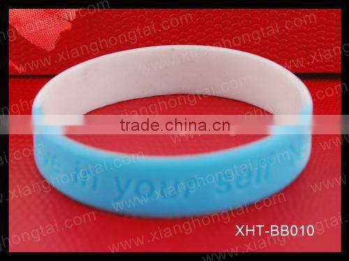 Colorful Custom Silicone Bracelet, Different Color Available