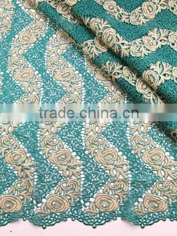 2015 Best selling african cord lace fabrics nigeria cord lace