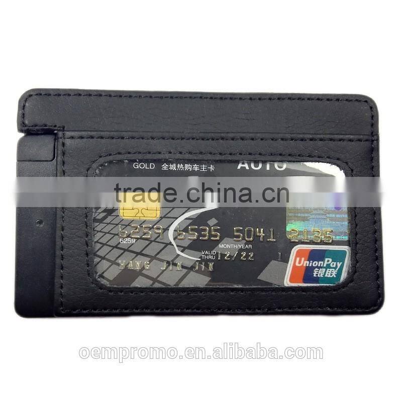 Promotional Hot sale 2200mAh Fashion Wireless phone charger wallet