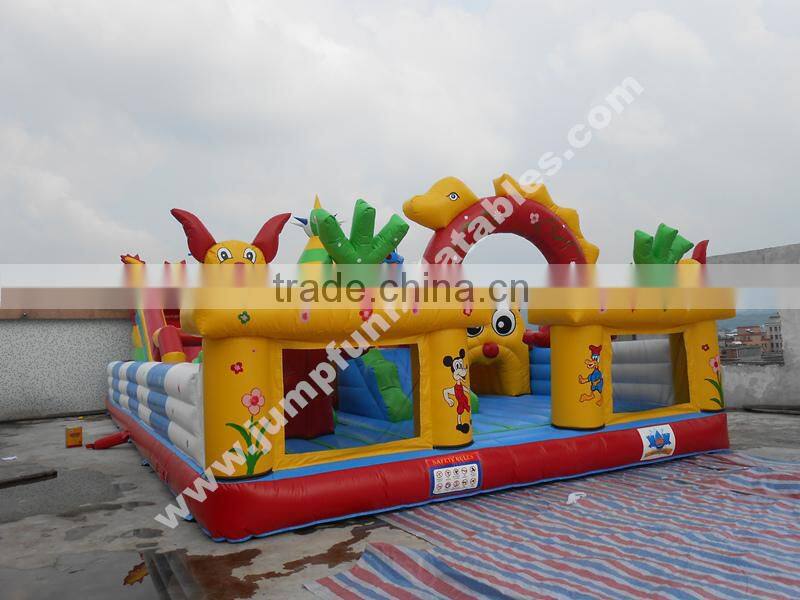 Adults love Inflatable Wipeout Ball/Commercial sports Inflatable Fun City/Amusement Park for adult