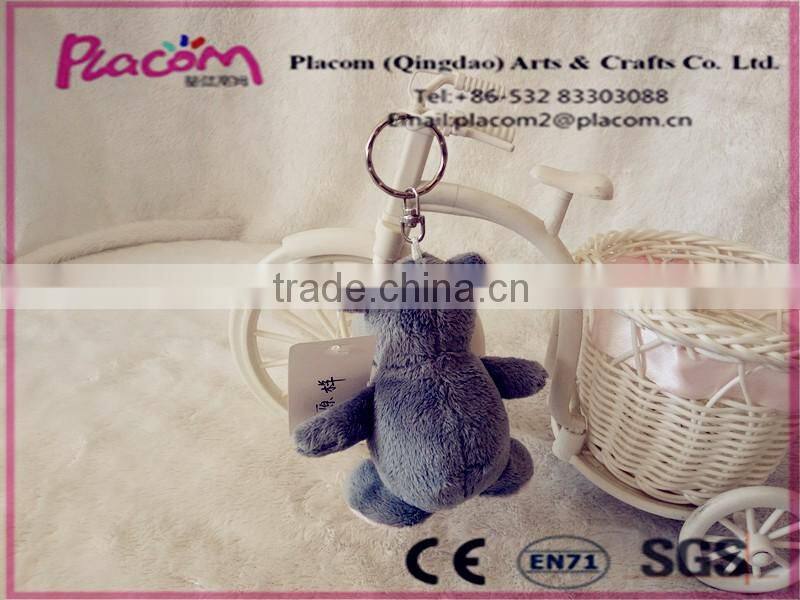 New design Lovely Fashion High quality Factory price promotional gifts and Holiday gift Plush Keychains Hippo