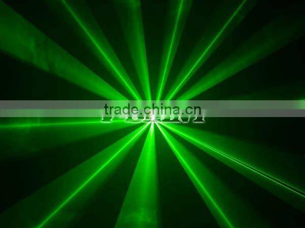 portable single green laser beam effect light