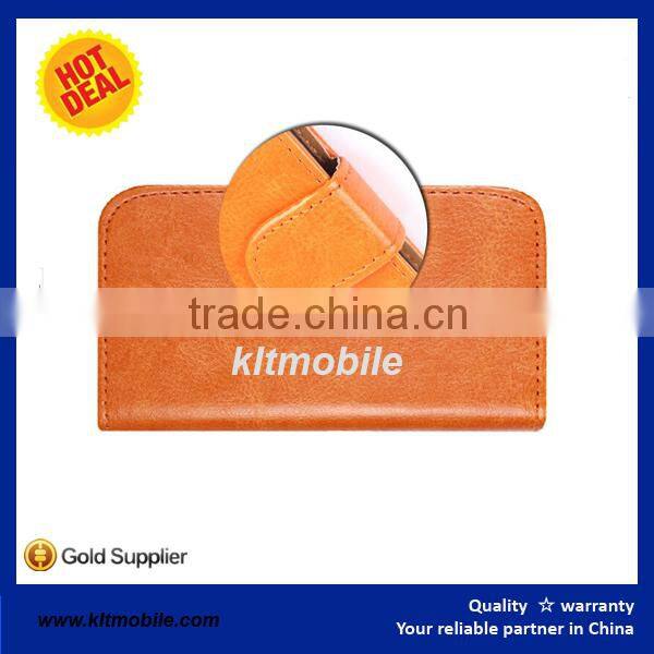 Many colors available low MOQ leather flip cover case for huawei ascend y550