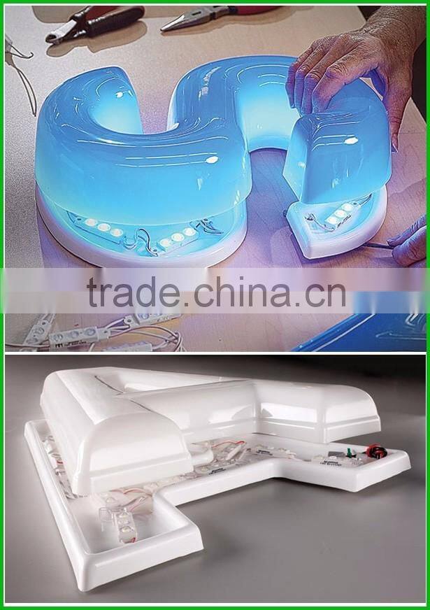 Go!!!Waterproof Led Illuminated Embossing Led Letter Box Sign