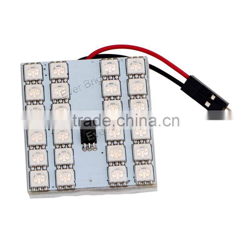 RGB LED light auto remote controlled colorful rgb led panel lighting for auto car led light