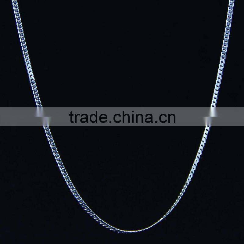 2016 fashion jewelry silver necklace gold