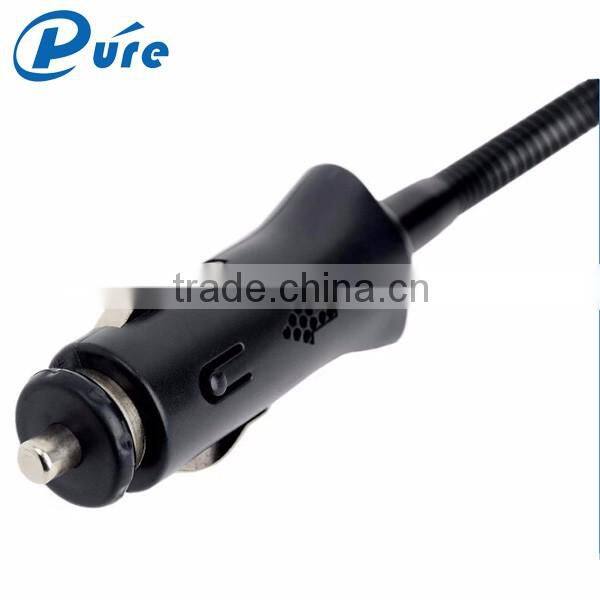 2016 Hot sale car usb mp3 music player bluetooth car kit FM transmitter with Cigarette lighter power supply